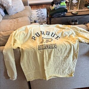 Purdue Boilermakers Long Sleeve Shirt - Yellow